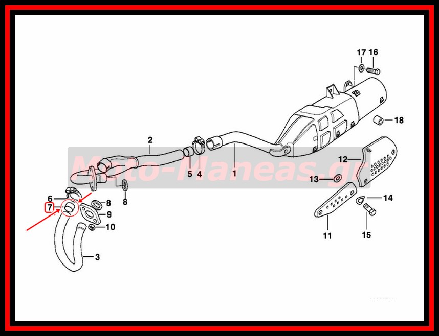 ΖΟΥΑΝ ΛΑΙΜΟΥ ΕΞΑΤΜΙΣΗΣ BMW F650 FUNDURO 1993-1999