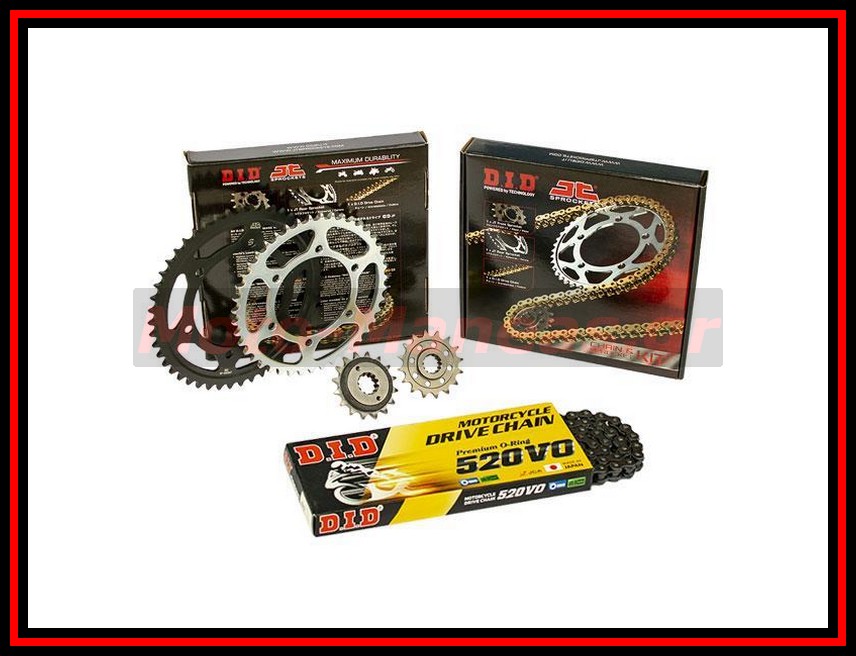 ΚΙΤ ΓΡΑΝΑΖΙΩΝ-ΑΛΥΣΙΔΑΣ JT-DID BMW F650 FUNDURO 1993-1999