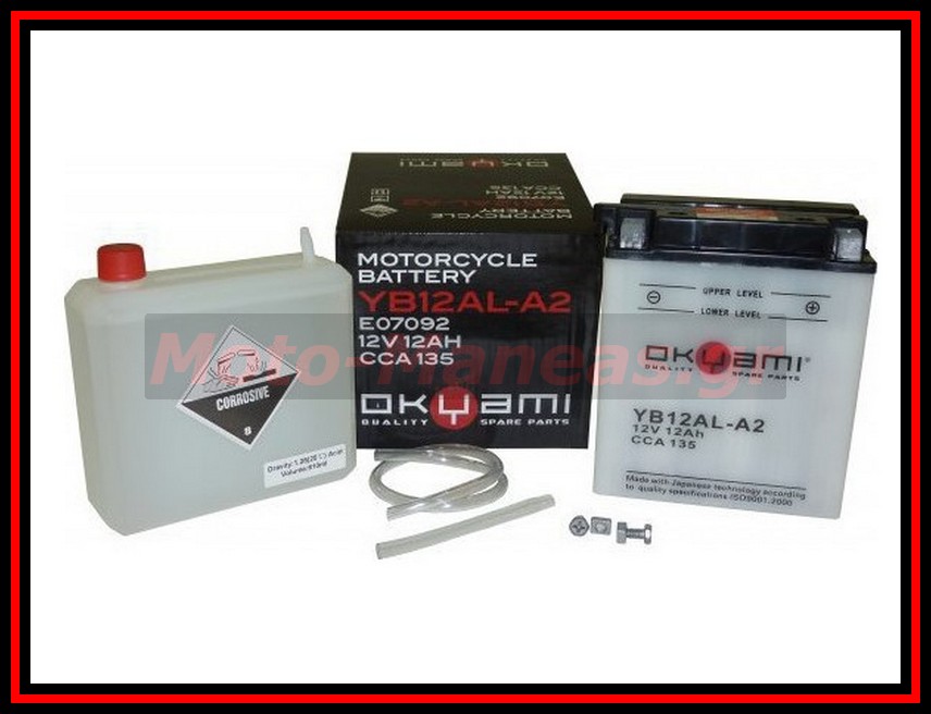 ΜΠΑΤΑΡΙΑ YB12AL-A2 BMW F650 SCARVER 2000-2005